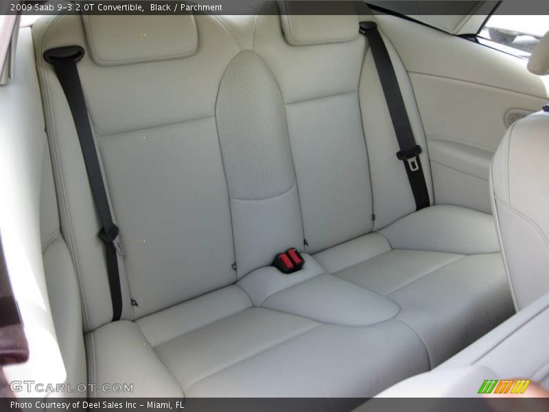 Black / Parchment 2009 Saab 9-3 2.0T Convertible