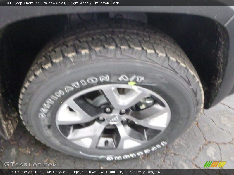 Bright White / Trailhawk Black 2015 Jeep Cherokee Trailhawk 4x4