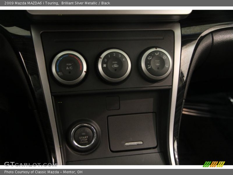 Brilliant Silver Metallic / Black 2009 Mazda MAZDA6 i Touring