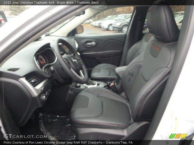 Bright White / Trailhawk Black 2015 Jeep Cherokee Trailhawk 4x4