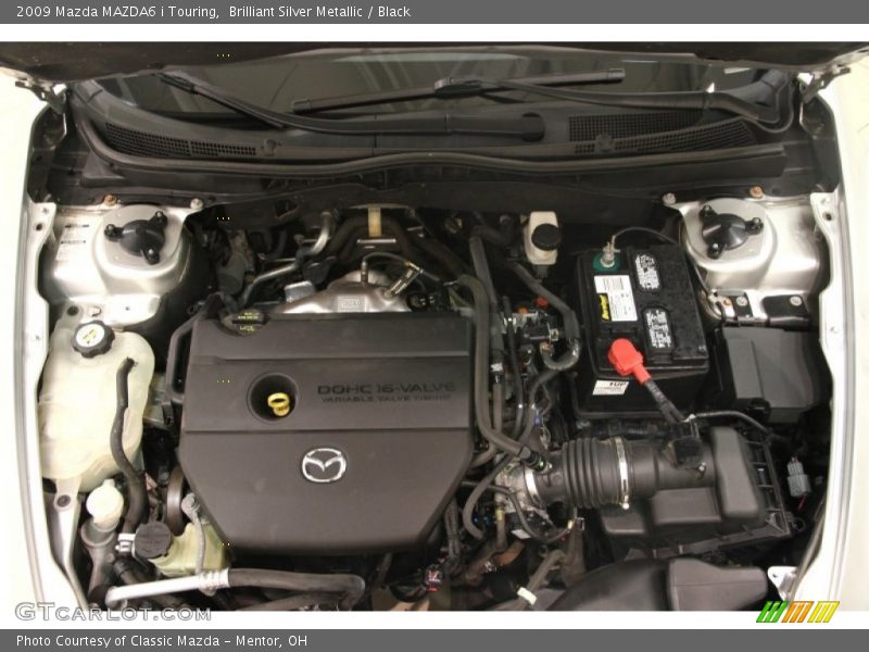 Brilliant Silver Metallic / Black 2009 Mazda MAZDA6 i Touring