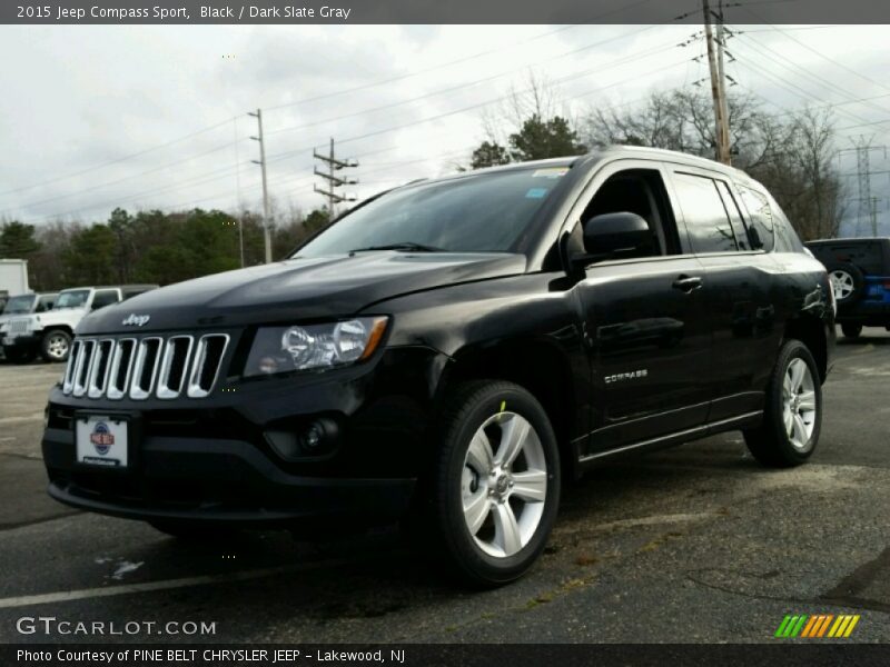 Black / Dark Slate Gray 2015 Jeep Compass Sport