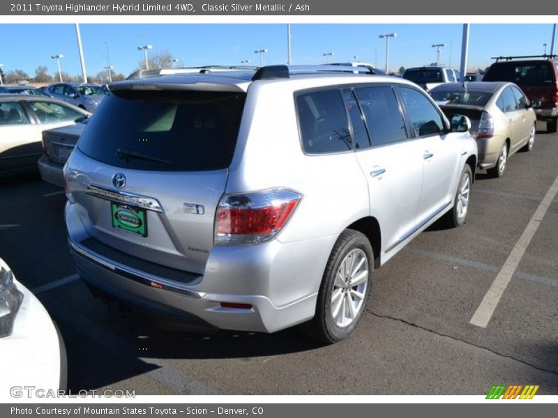 Classic Silver Metallic / Ash 2011 Toyota Highlander Hybrid Limited 4WD