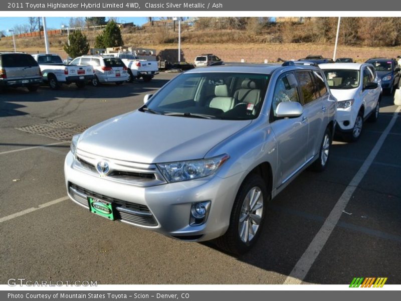 Classic Silver Metallic / Ash 2011 Toyota Highlander Hybrid Limited 4WD