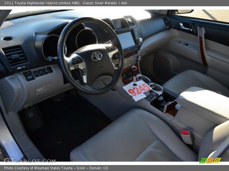 Classic Silver Metallic / Ash 2011 Toyota Highlander Hybrid Limited 4WD