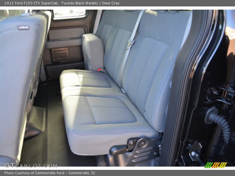 Tuxedo Black Metallic / Steel Gray 2013 Ford F150 STX SuperCab