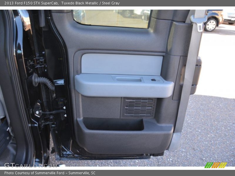 Tuxedo Black Metallic / Steel Gray 2013 Ford F150 STX SuperCab