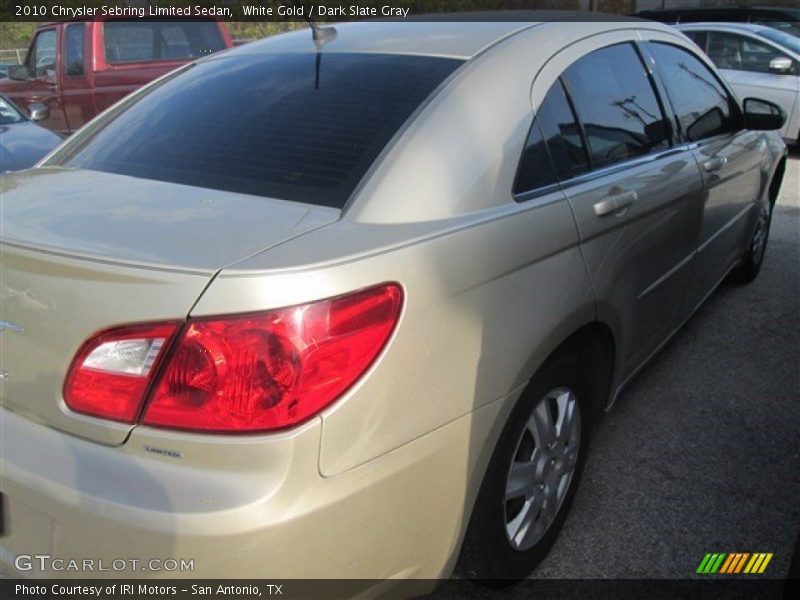 White Gold / Dark Slate Gray 2010 Chrysler Sebring Limited Sedan