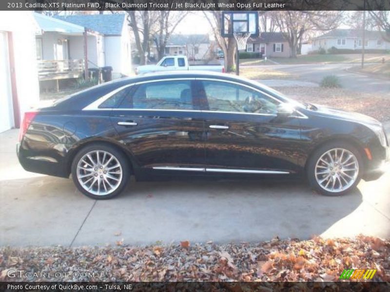 Black Diamond Tricoat / Jet Black/Light Wheat Opus Full Leather 2013 Cadillac XTS Platinum FWD