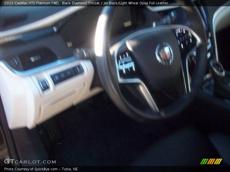 Black Diamond Tricoat / Jet Black/Light Wheat Opus Full Leather 2013 Cadillac XTS Platinum FWD