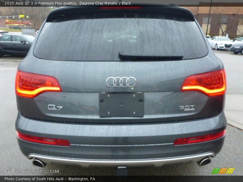 Daytona Gray Metallic / Black 2015 Audi Q7 3.0 Premium Plus quattro