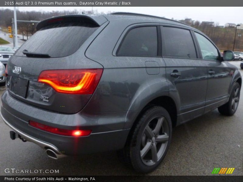 Daytona Gray Metallic / Black 2015 Audi Q7 3.0 Premium Plus quattro
