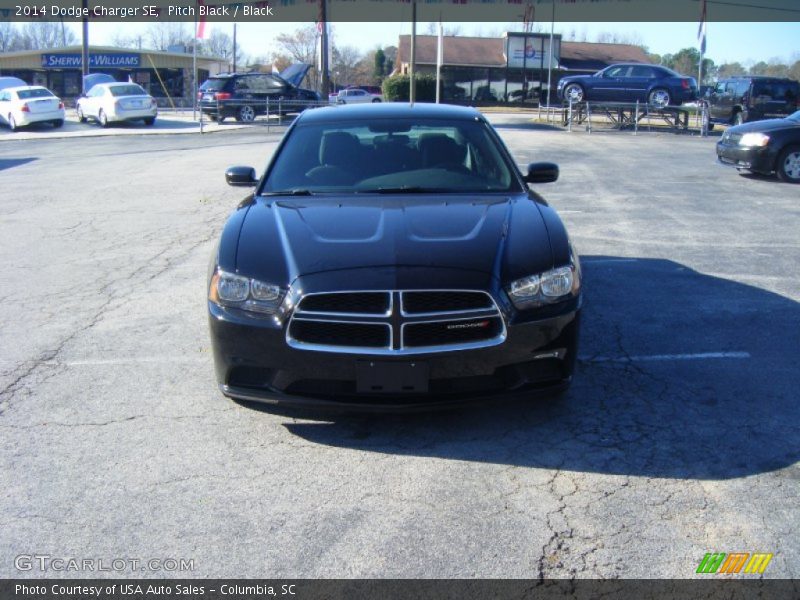 Pitch Black / Black 2014 Dodge Charger SE