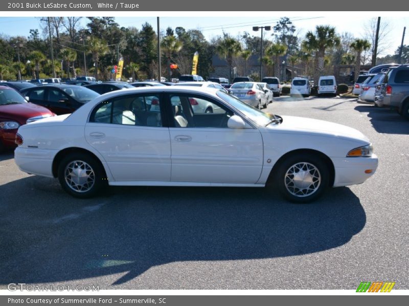 White / Taupe 2001 Buick LeSabre Custom