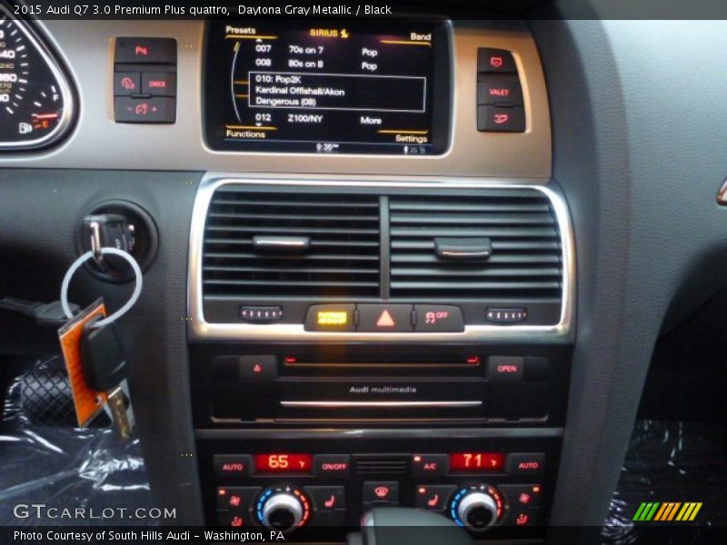 Daytona Gray Metallic / Black 2015 Audi Q7 3.0 Premium Plus quattro