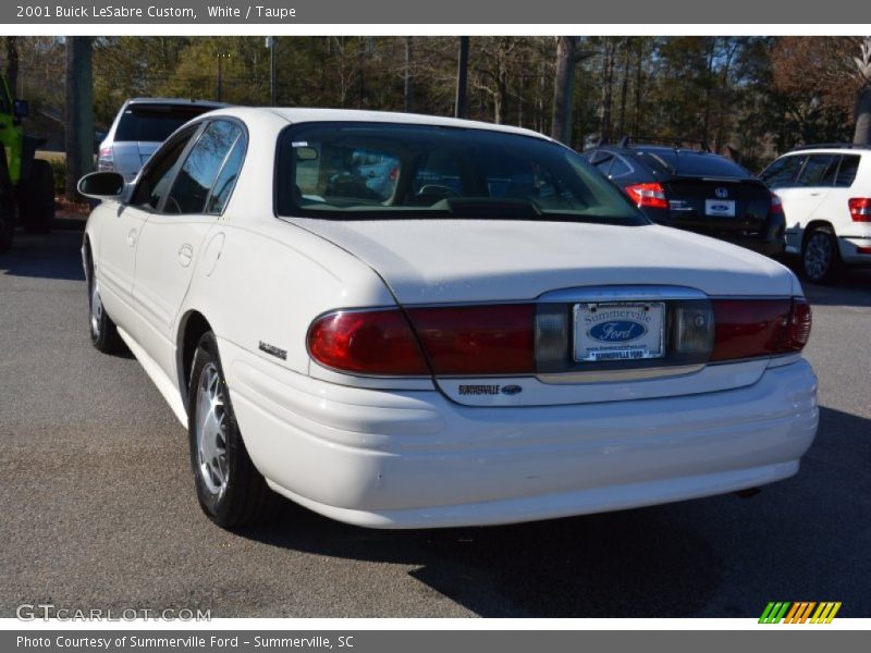 White / Taupe 2001 Buick LeSabre Custom