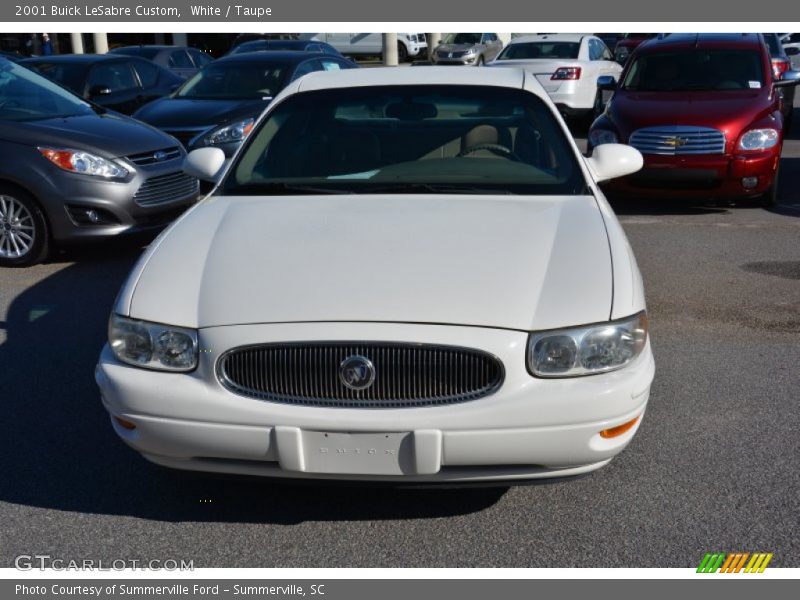 White / Taupe 2001 Buick LeSabre Custom