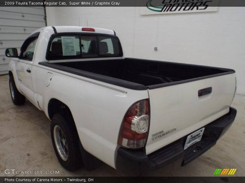 Super White / Graphite Gray 2009 Toyota Tacoma Regular Cab