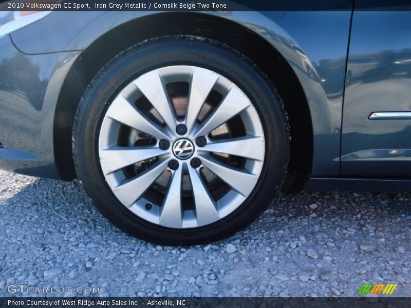 Iron Grey Metallic / Cornsilk Beige Two Tone 2010 Volkswagen CC Sport