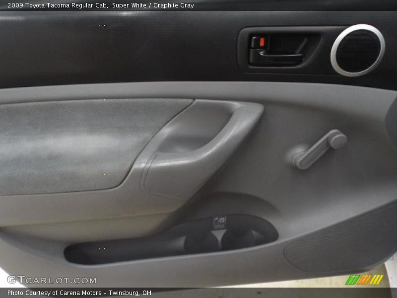 Super White / Graphite Gray 2009 Toyota Tacoma Regular Cab