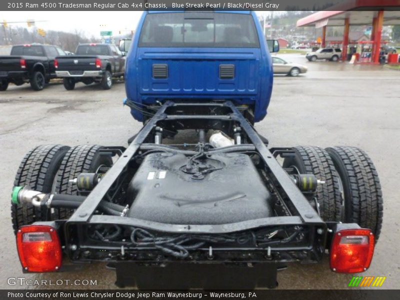 Blue Streak Pearl / Black/Diesel Gray 2015 Ram 4500 Tradesman Regular Cab 4x4 Chassis