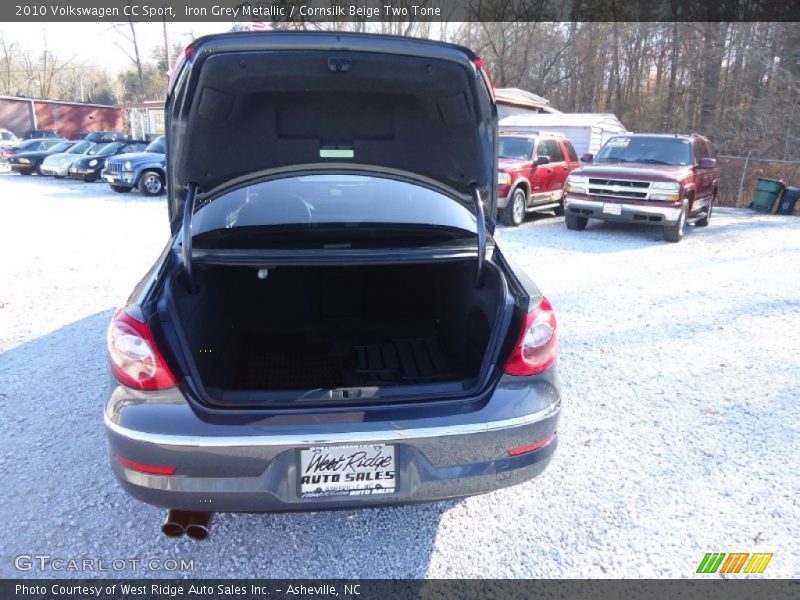 Iron Grey Metallic / Cornsilk Beige Two Tone 2010 Volkswagen CC Sport