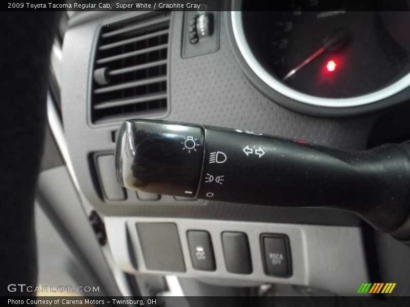 Super White / Graphite Gray 2009 Toyota Tacoma Regular Cab