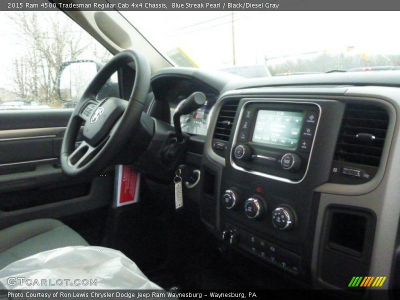 Blue Streak Pearl / Black/Diesel Gray 2015 Ram 4500 Tradesman Regular Cab 4x4 Chassis