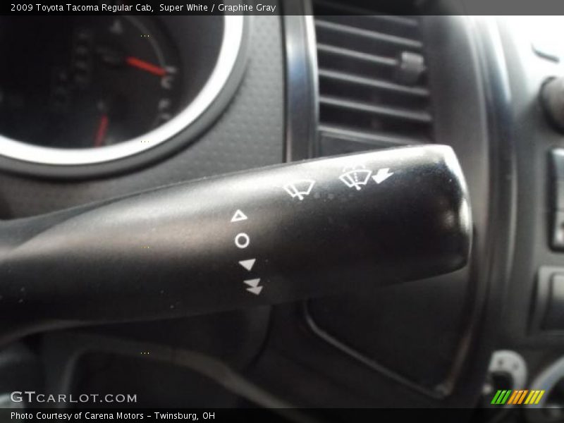 Super White / Graphite Gray 2009 Toyota Tacoma Regular Cab