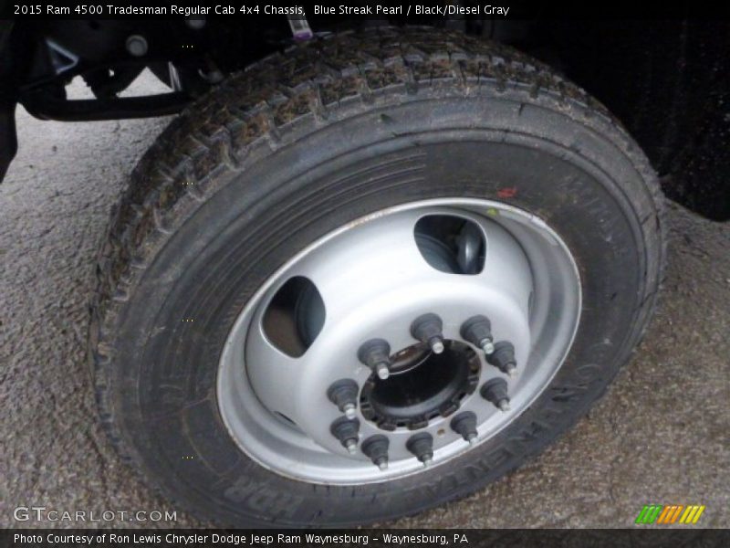 Blue Streak Pearl / Black/Diesel Gray 2015 Ram 4500 Tradesman Regular Cab 4x4 Chassis
