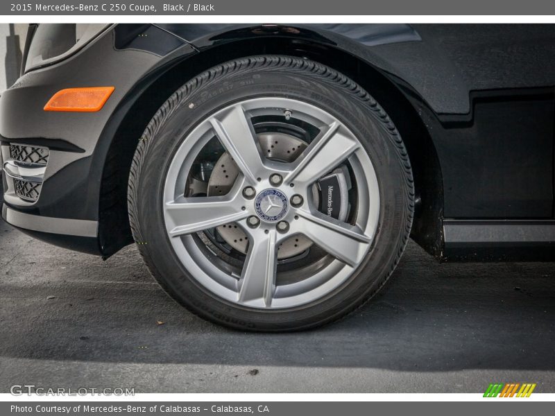 Black / Black 2015 Mercedes-Benz C 250 Coupe