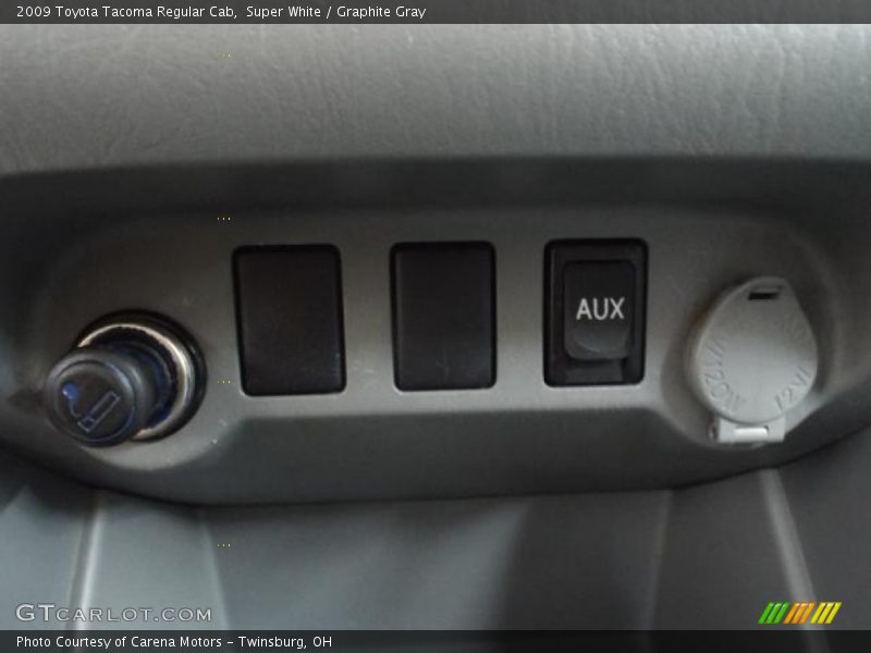 Super White / Graphite Gray 2009 Toyota Tacoma Regular Cab