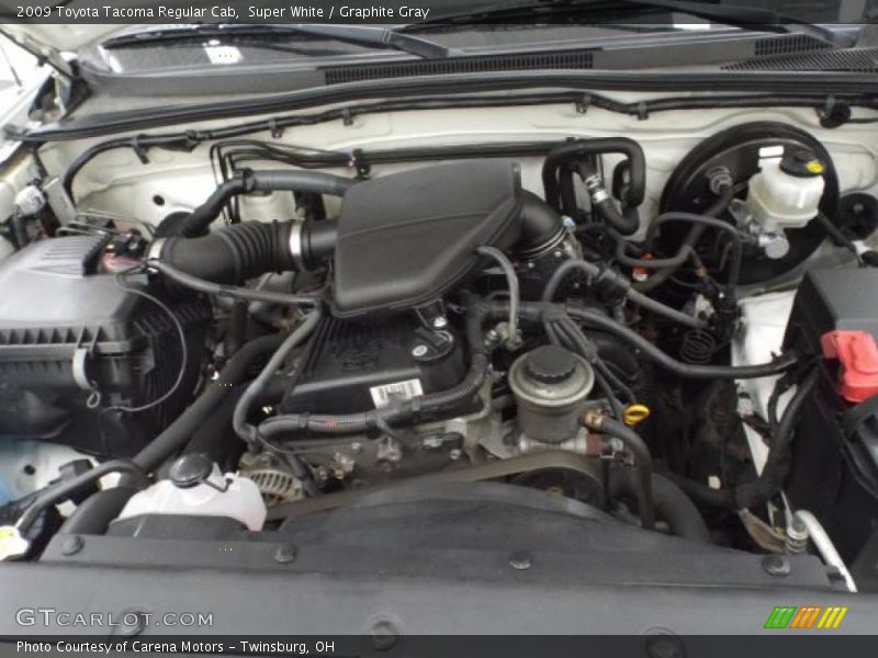 Super White / Graphite Gray 2009 Toyota Tacoma Regular Cab