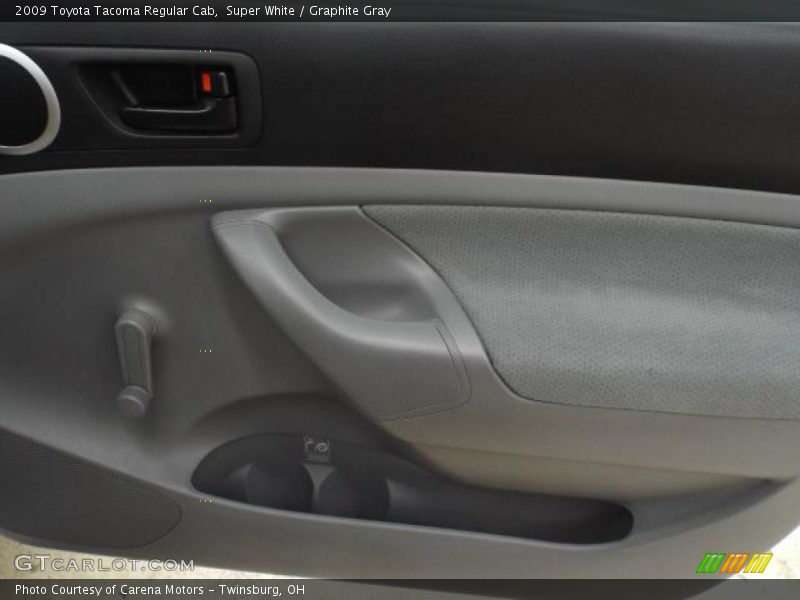 Super White / Graphite Gray 2009 Toyota Tacoma Regular Cab