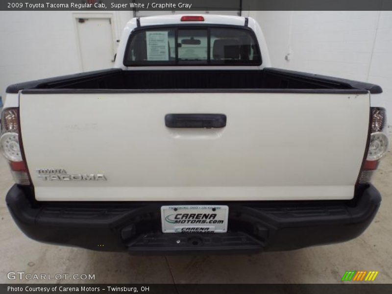 Super White / Graphite Gray 2009 Toyota Tacoma Regular Cab