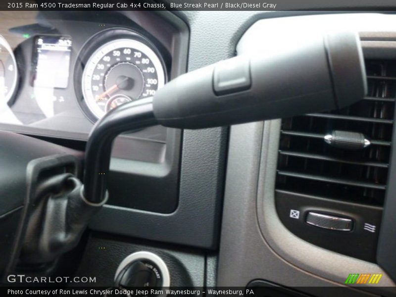 Blue Streak Pearl / Black/Diesel Gray 2015 Ram 4500 Tradesman Regular Cab 4x4 Chassis