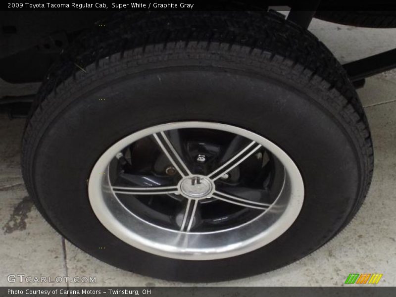 Super White / Graphite Gray 2009 Toyota Tacoma Regular Cab