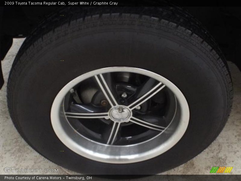 Super White / Graphite Gray 2009 Toyota Tacoma Regular Cab