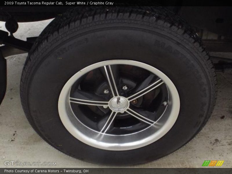 Super White / Graphite Gray 2009 Toyota Tacoma Regular Cab