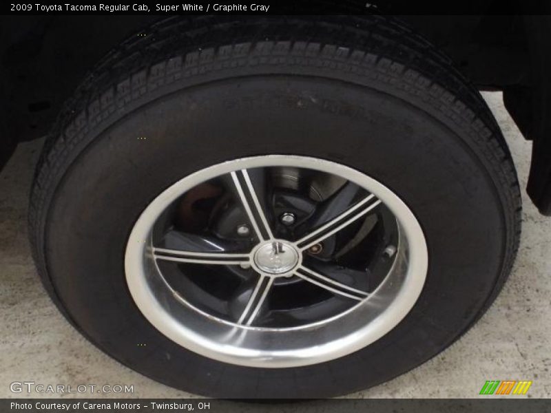 Super White / Graphite Gray 2009 Toyota Tacoma Regular Cab