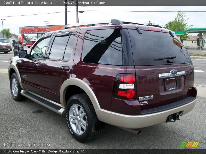 Dark Cherry Metallic / Camel 2007 Ford Explorer Eddie Bauer 4x4