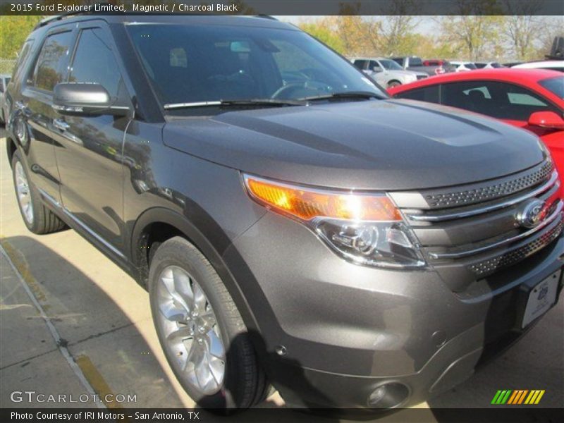 Magnetic / Charcoal Black 2015 Ford Explorer Limited