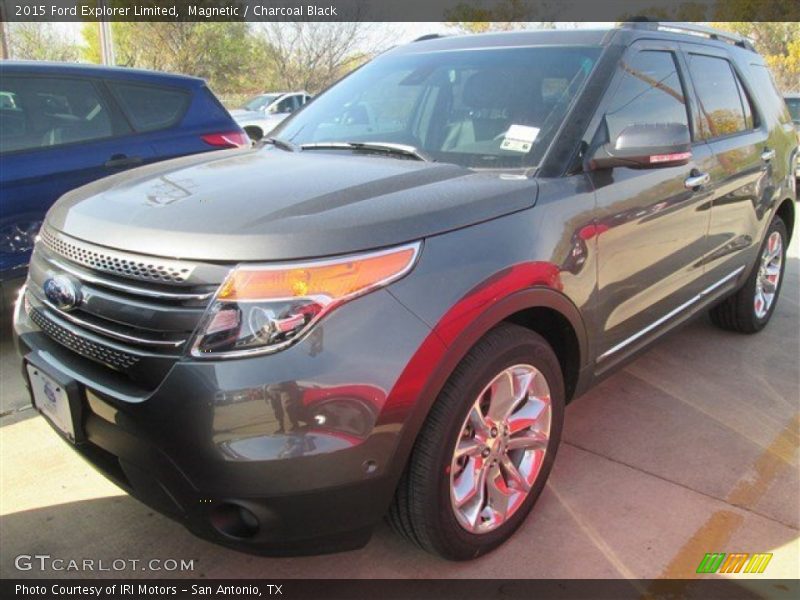 Magnetic / Charcoal Black 2015 Ford Explorer Limited
