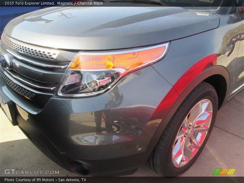 Magnetic / Charcoal Black 2015 Ford Explorer Limited