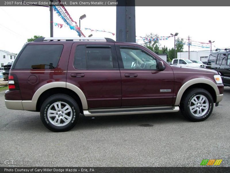 Dark Cherry Metallic / Camel 2007 Ford Explorer Eddie Bauer 4x4