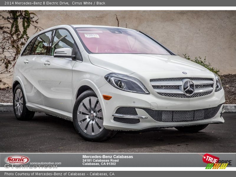 Cirrus White / Black 2014 Mercedes-Benz B Electric Drive