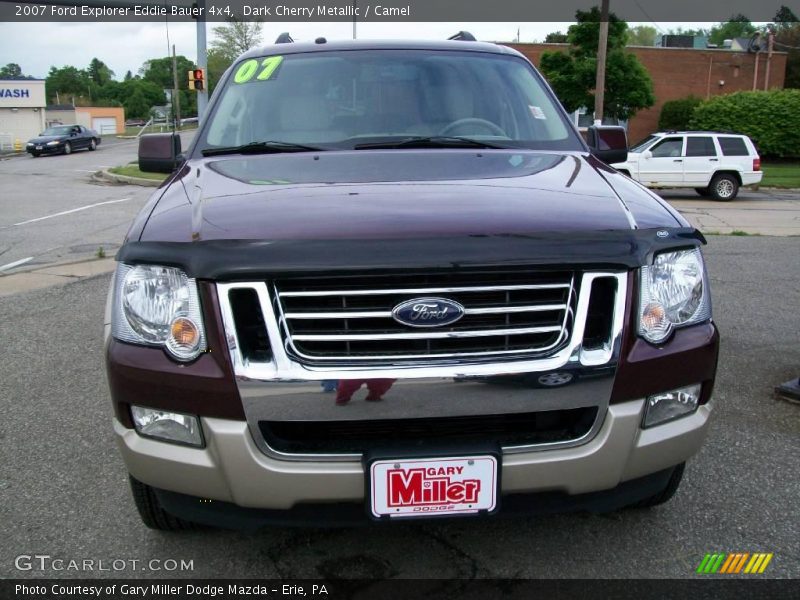 Dark Cherry Metallic / Camel 2007 Ford Explorer Eddie Bauer 4x4