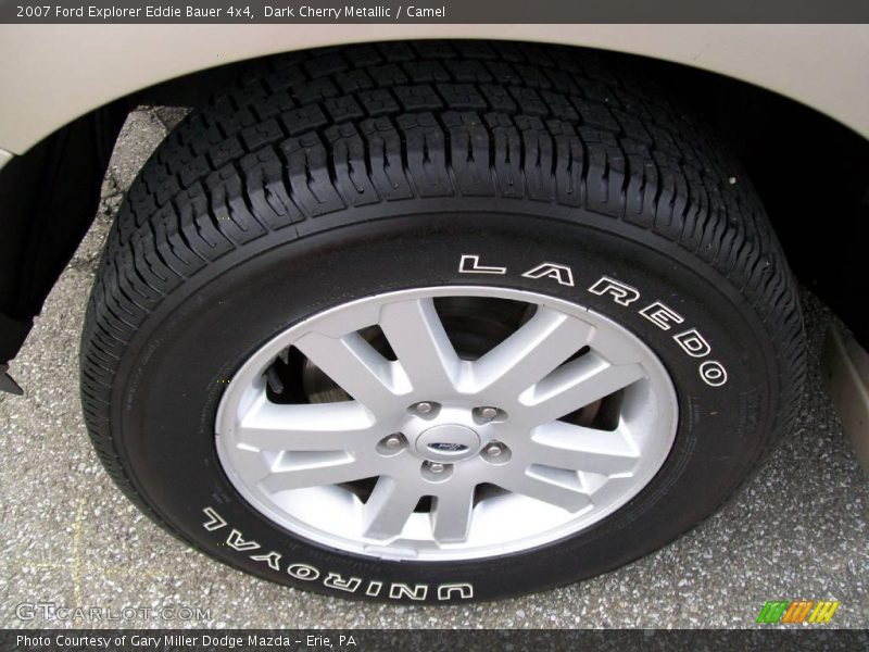 Dark Cherry Metallic / Camel 2007 Ford Explorer Eddie Bauer 4x4