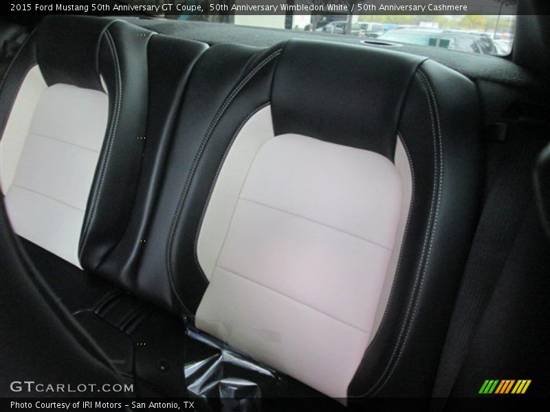 Rear Seat of 2015 Mustang 50th Anniversary GT Coupe