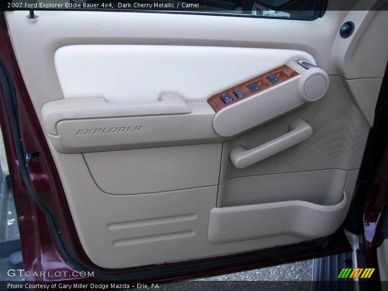 Dark Cherry Metallic / Camel 2007 Ford Explorer Eddie Bauer 4x4